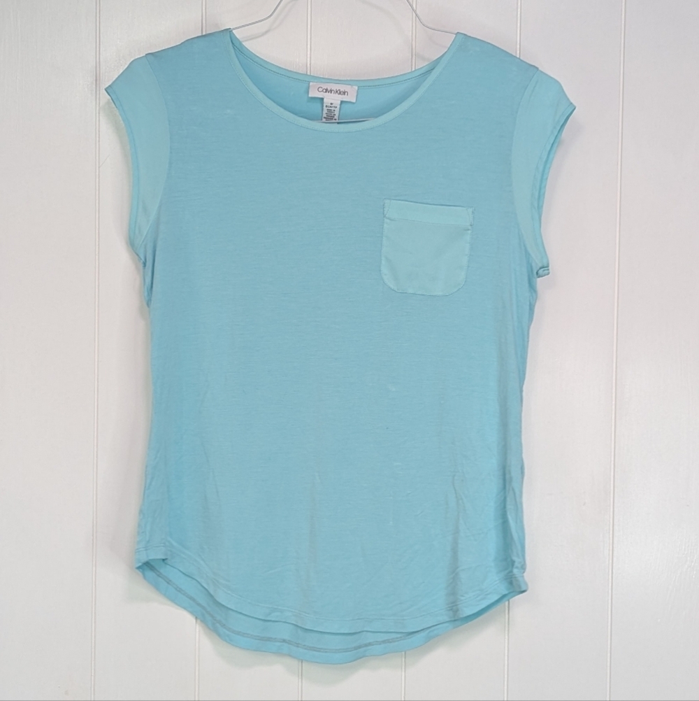 ❤️5/$25 Calvin Klein Light Blue Women's Tee